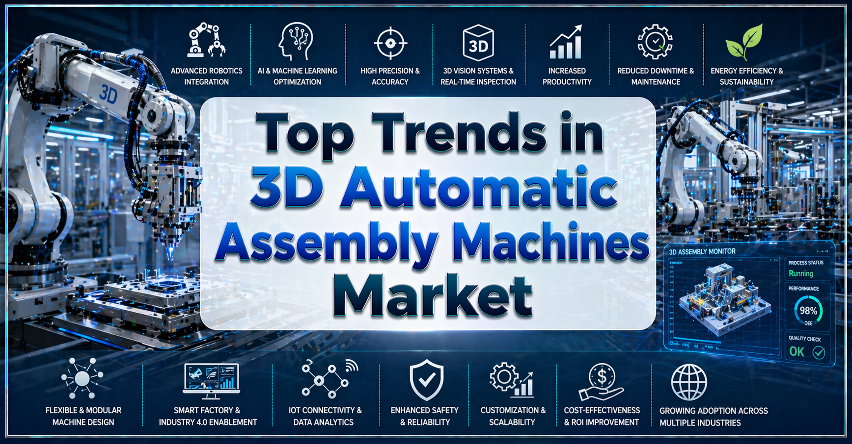 3D Automatic Assembly Machines Market Trends Driving 2034